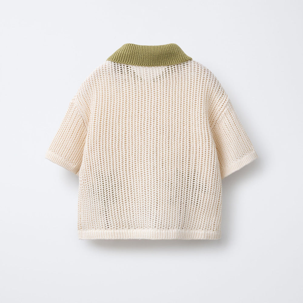 Moudda ZARA - Chemise Maille Enfant - Palmiers Brodés (6T) - Tunisie 2