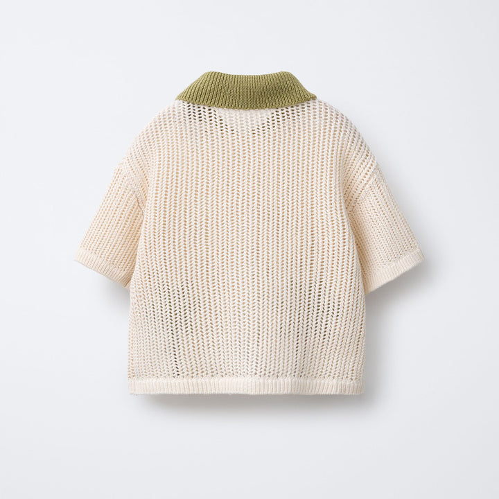 Moudda ZARA - Chemise Maille Enfant - Palmiers Brodés (6T) - Tunisie 2