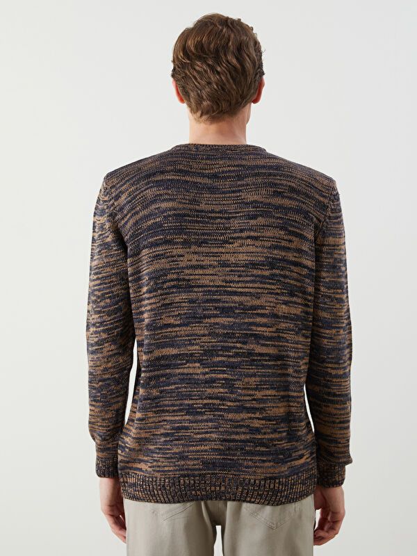 Moudda LC Waikiki - Pull en tricot Homme Mélange de la marine - Tunisie 4