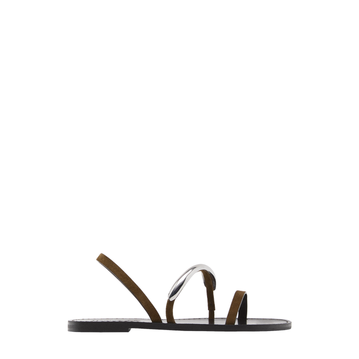 Moudda Massimo Dutti - Sandales plates détail empeigne - Tunisie 8