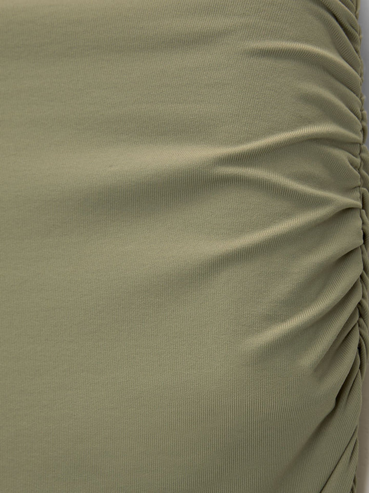 Moudda PULL & BEAR - Jupe Longue Fronces Latérales Polyamide - Tunisie 3