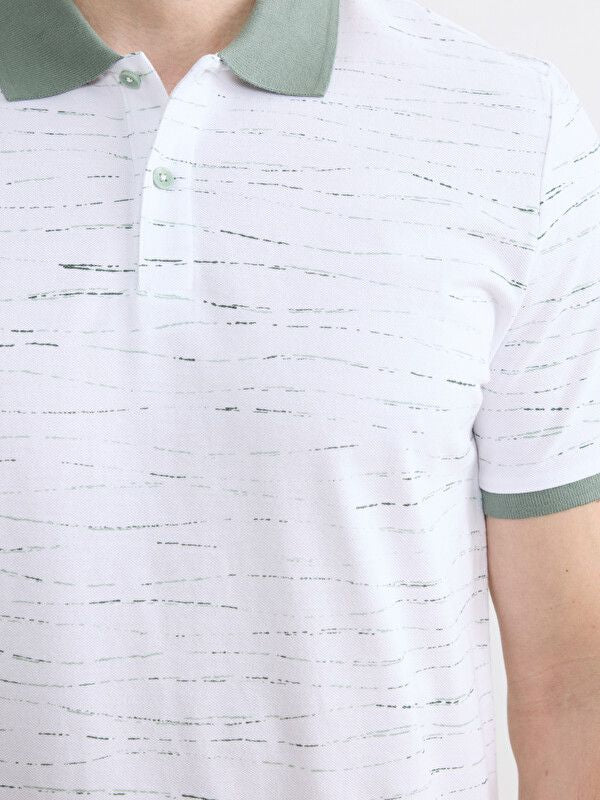 Moudda LC Waikiki - T-shirt imprimé manches courtes en jersey pour Homme couleur  Vert menthe - Tunisie 3