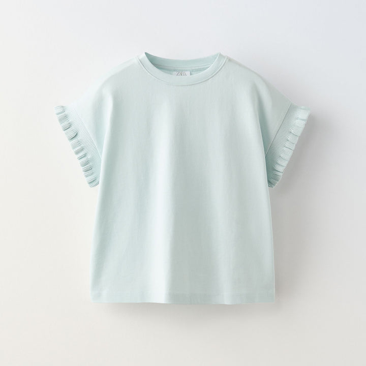 Moudda ZARA - T-shirt fille manches courtes, finitions - Tunisie 2