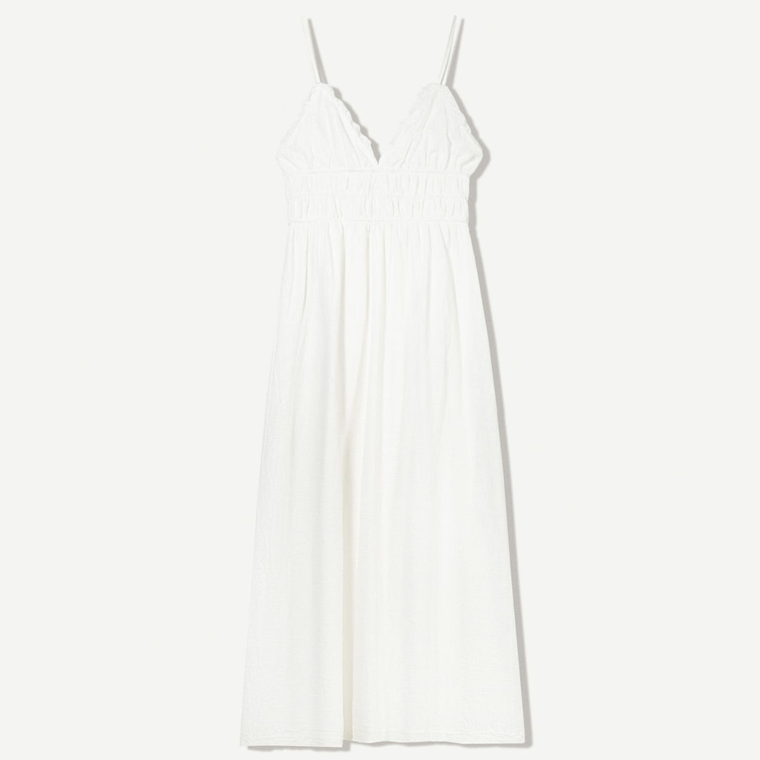 Moudda BERSHKA - Robe Midi Gaze Rustique - Volants - Tunisie 1
