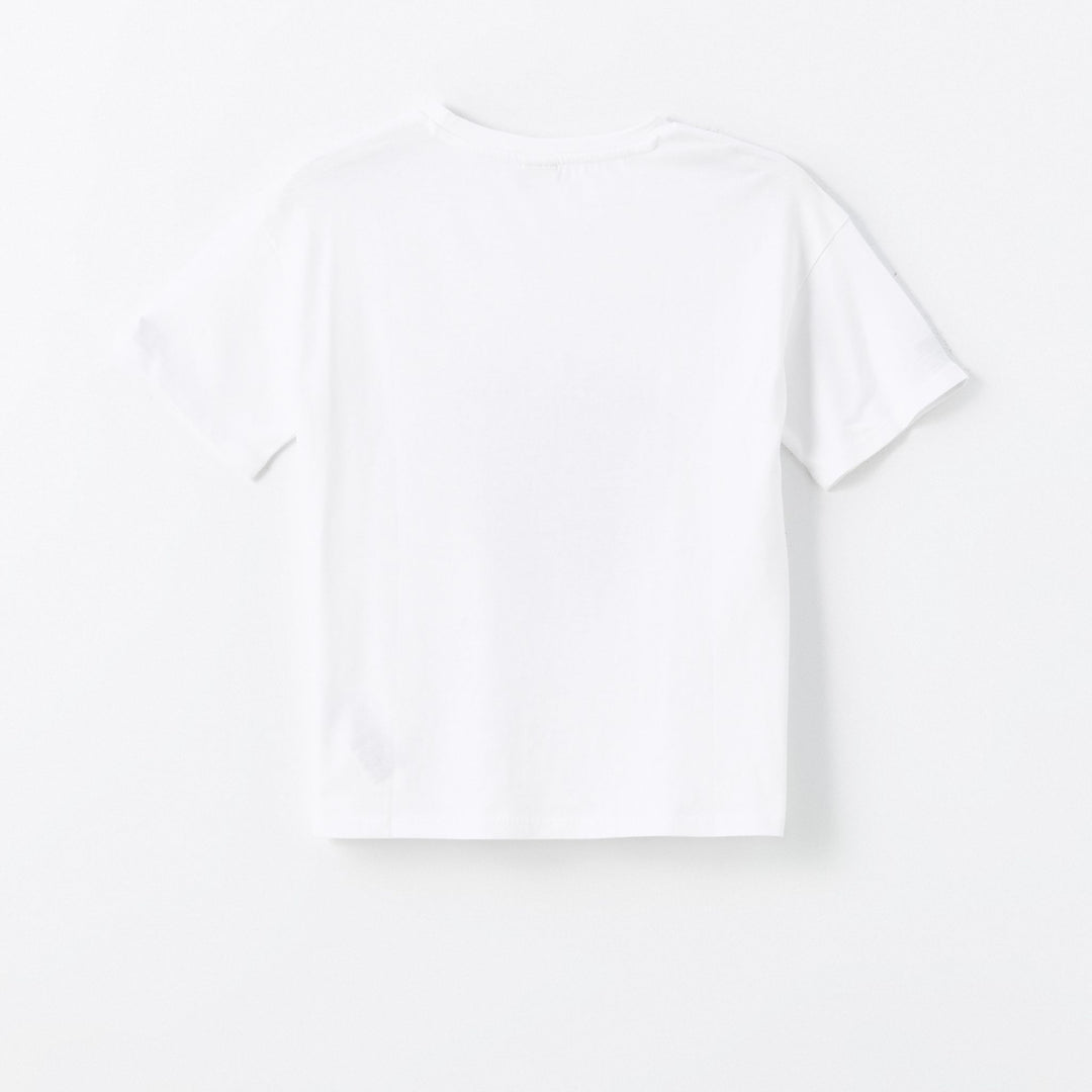 Moudda LC Waikiki - Body en jersey manches longues Fille Buxe blanc - Tunisie 2