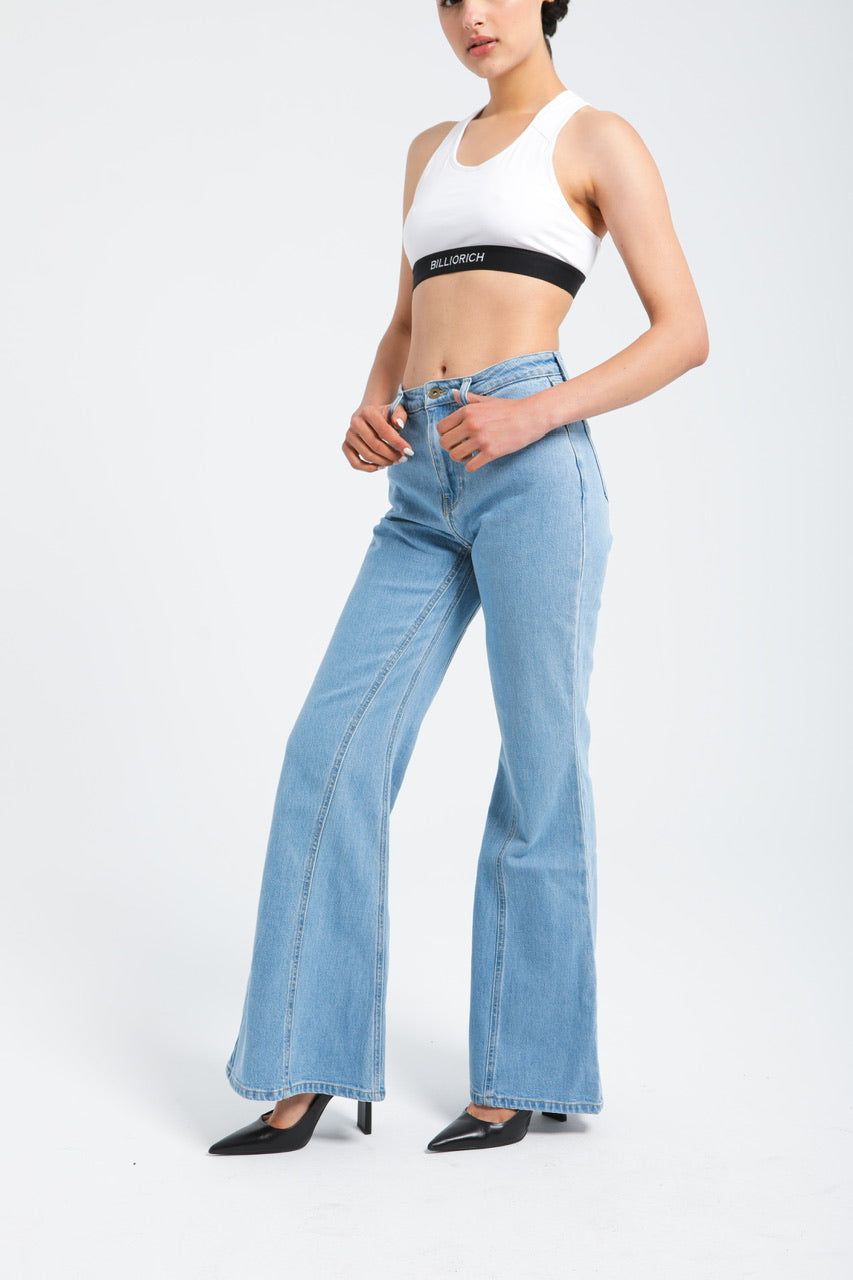 Moudda Billiorich - Jean Évasé Taille Haute Femme - 3