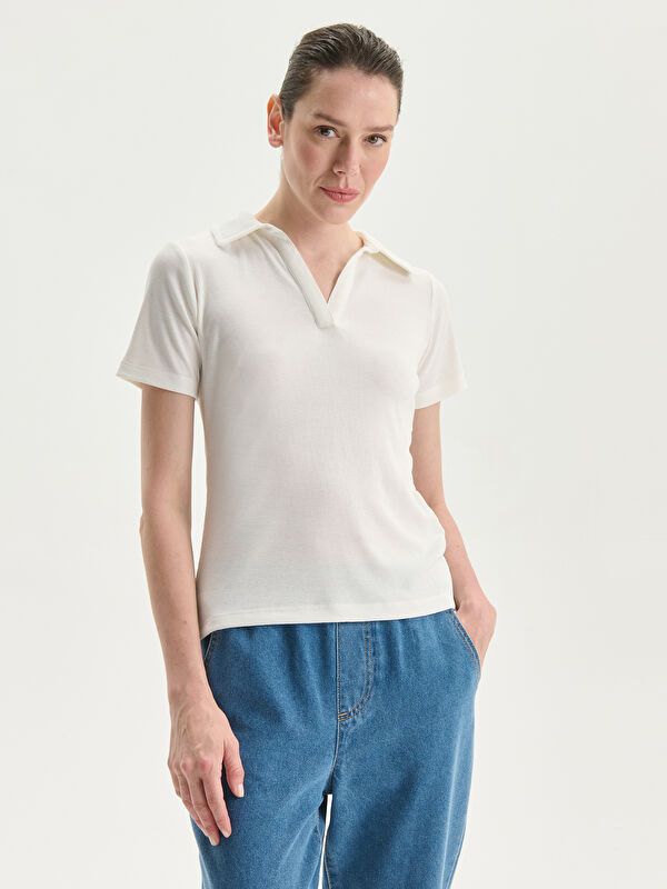 Moudda LC Waikiki - Body en jersey à manches courtes pour Femmes - Tunisie 1