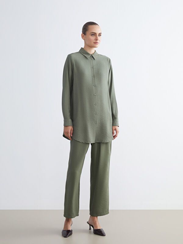 Moudda LC Waikiki - Tunique à manches longues Femme Kaki - Tunisie 2