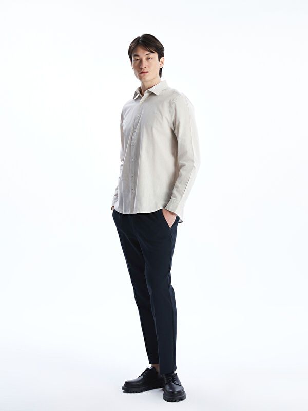 Moudda LC Waikiki - Chemise tissée à manches longues sb pour Hommes - Tunisie 2