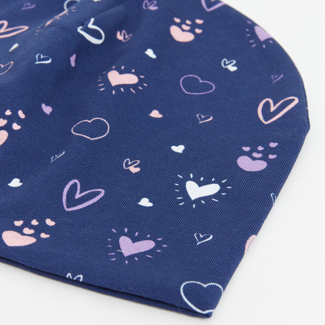 Moudda LC Waikiki - Béret jersey Fille Imprimé marine - Tunisie 2