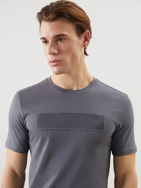 Moudda LC Waikiki - T-shirt imprimé manches courtes en jersey pour Homme - Tunisie 1