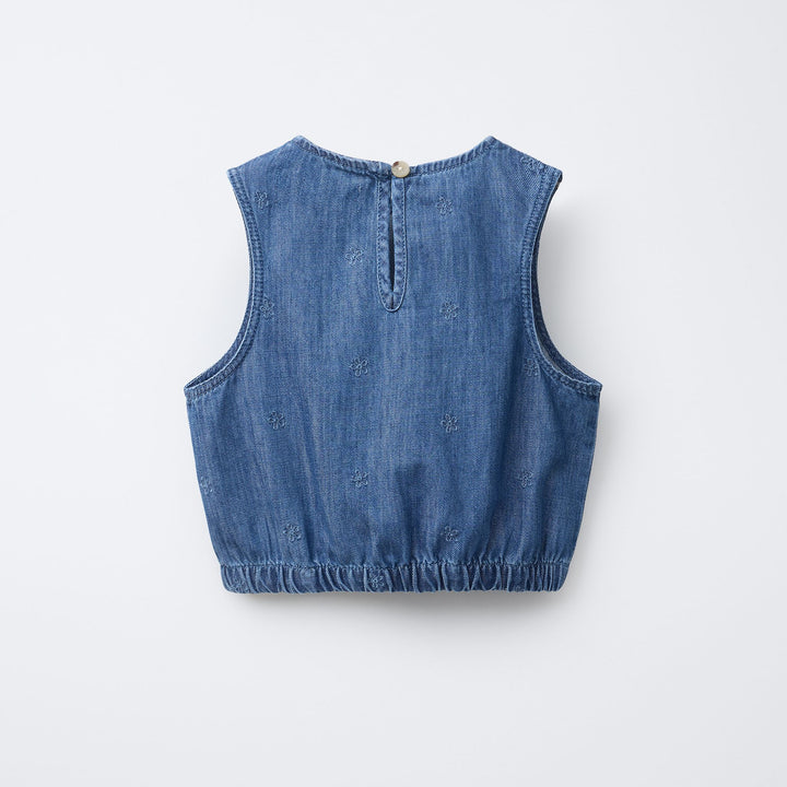 Moudda ZARA - Top - Broderie Fleur - Tunisie 2