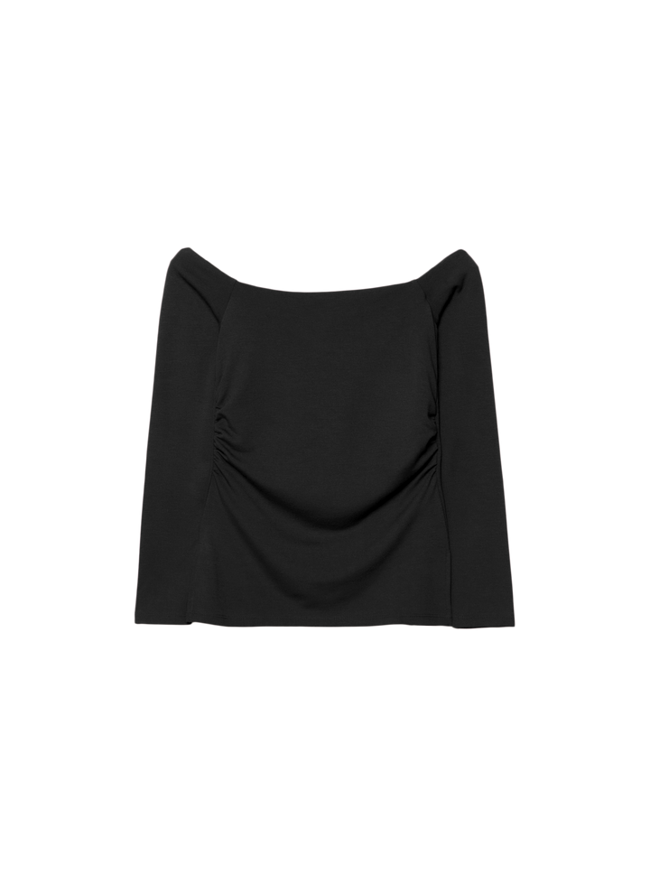 Moudda STRADIVARIUS - T-Shirt Long à Épaules Dénudées avec Ouverture Latérale - Tunisie 4