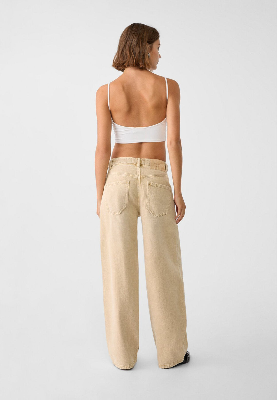 Moudda STRADIVARIUS - Jean Straight Wide Grande Taille Ajustable - Tunisie 5