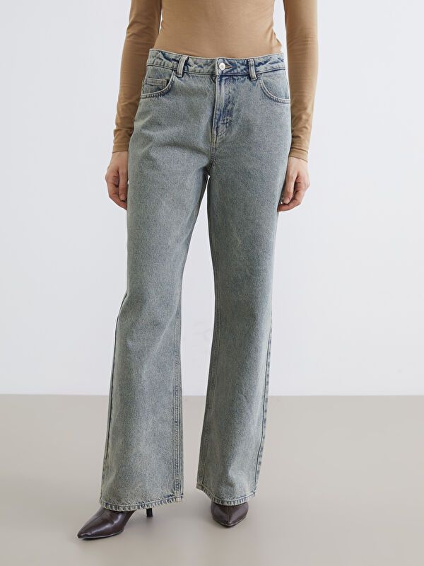 Moudda LC Waikiki - pantalon en jean tissé pour Femmes - Tunisie 2