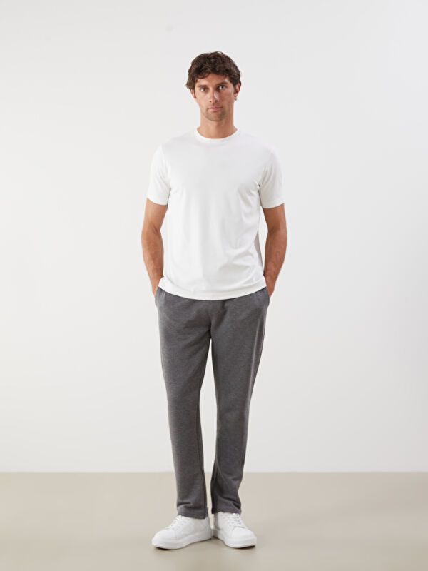 Moudda LC Waikiki - Pantalon jersey basique Homme Mélange anthracite - Tunisie 1