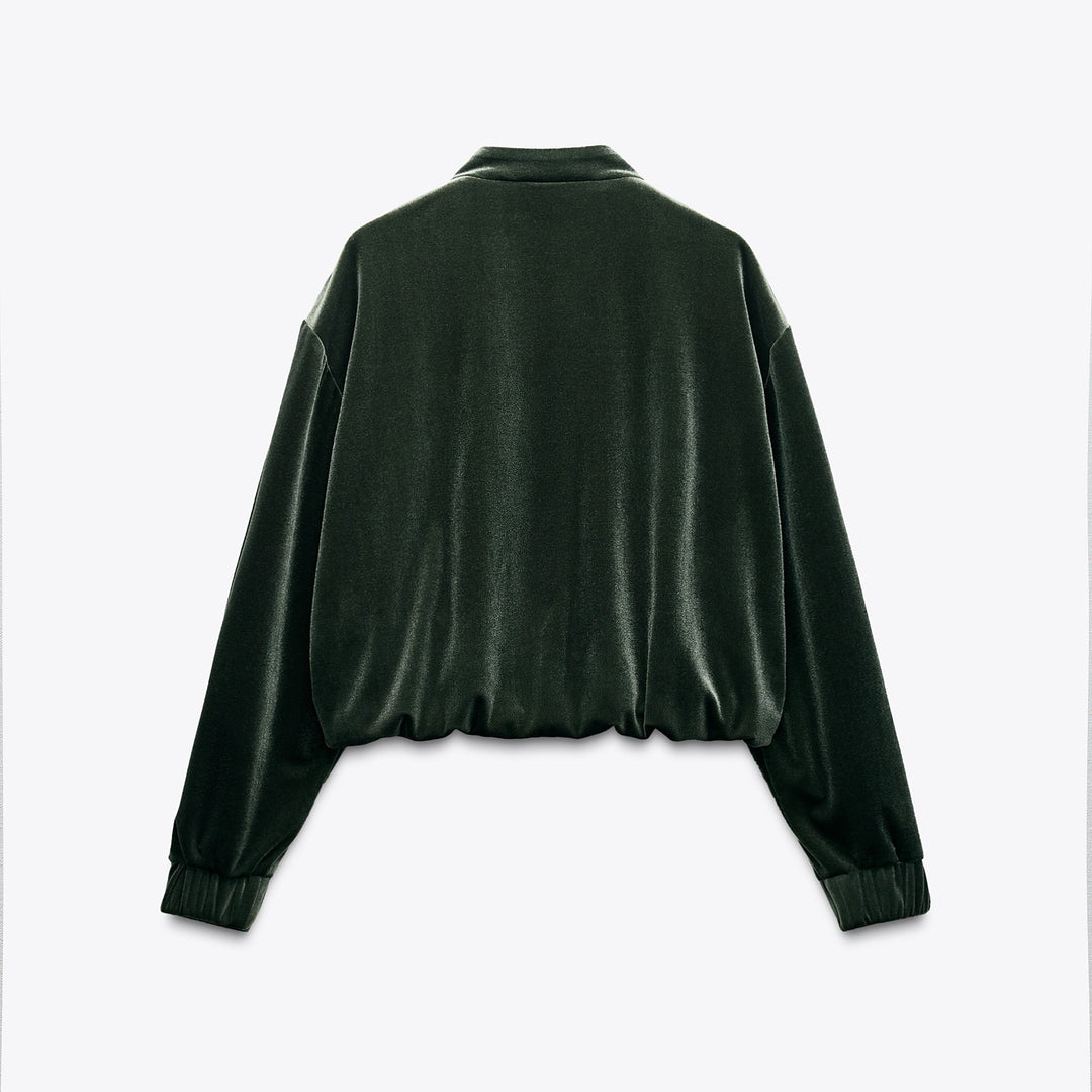 Moudda ZARA - Veste Bomber - Velours & Bas Ajustable - Tunisie 2