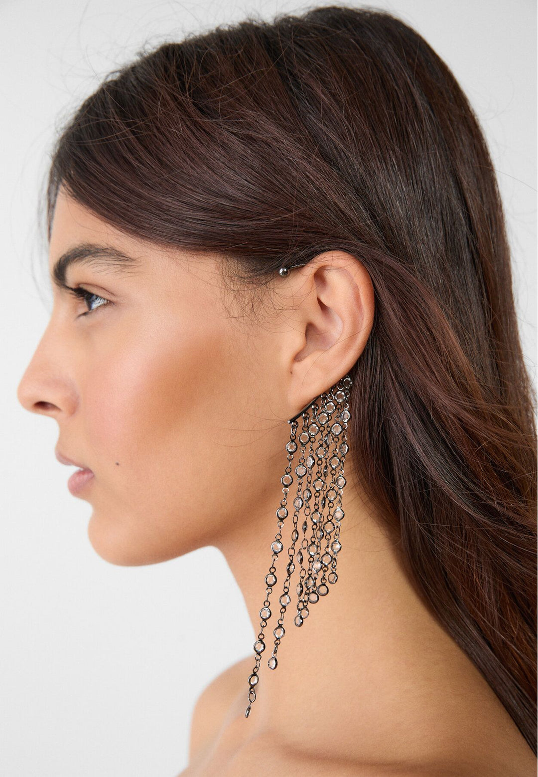 Moudda STRADIVARIUS - Boucle d'Oreille Ear Cuff Cascade - Tunisie 3