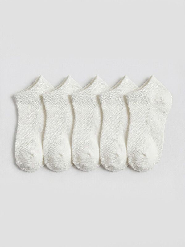 Moudda LC Waikiki - Chaussettes liner trainer (sport) pour Garçon couleur Blanc - Tunisie 1