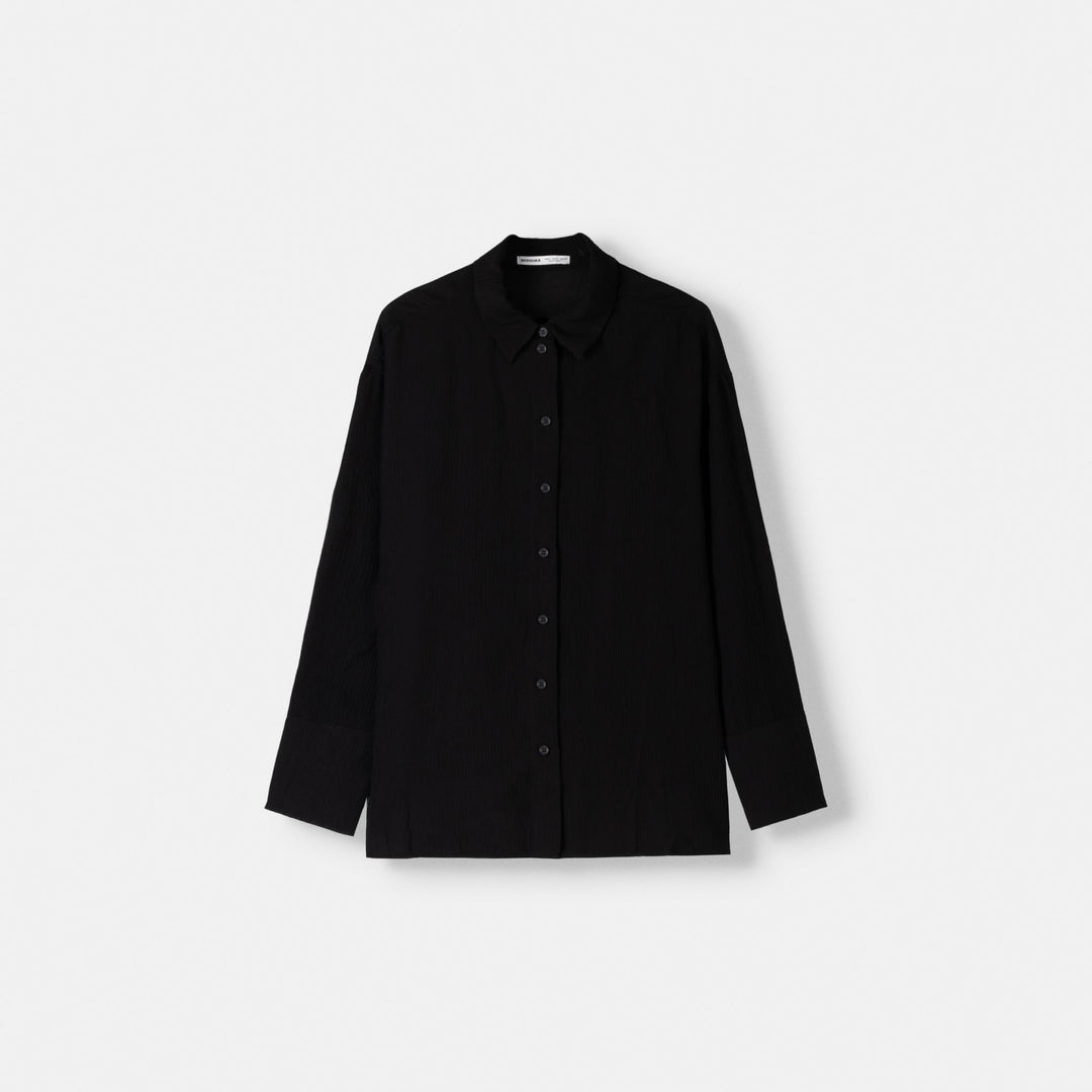 Moudda BERSHKA - Chemise oversize en gaze de coton (Bambula) - Tunisie 1