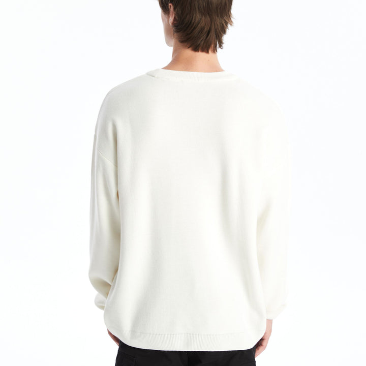 Moudda LC Waikiki - Pull en tricot Homme Ecru - Tunisie 4