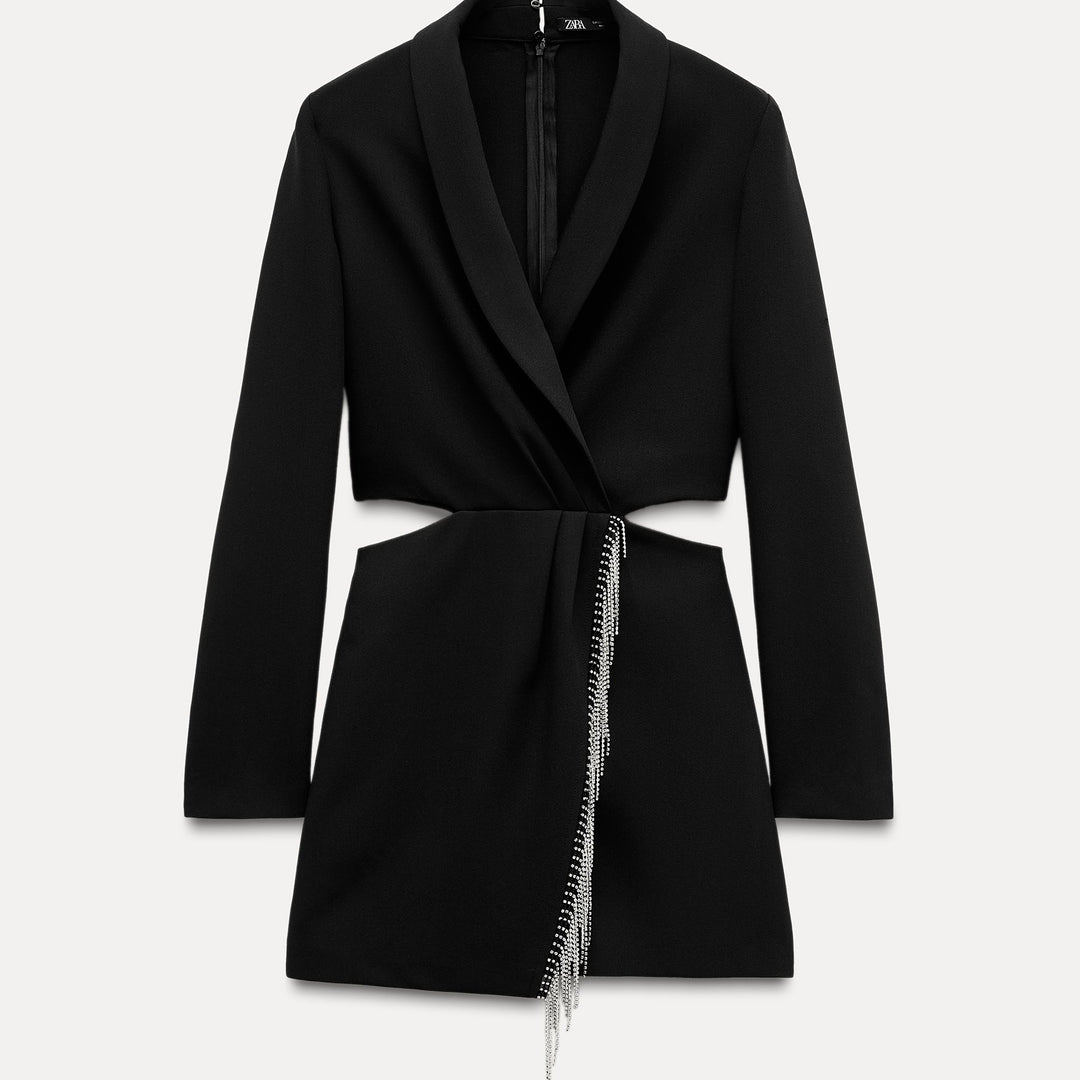 Moudda ZARA - Combinaison col revers découpe strass - Tunisie 2