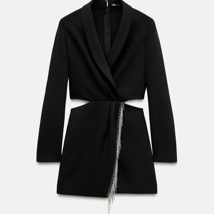 Moudda ZARA - Combinaison col revers découpe strass - Tunisie 2