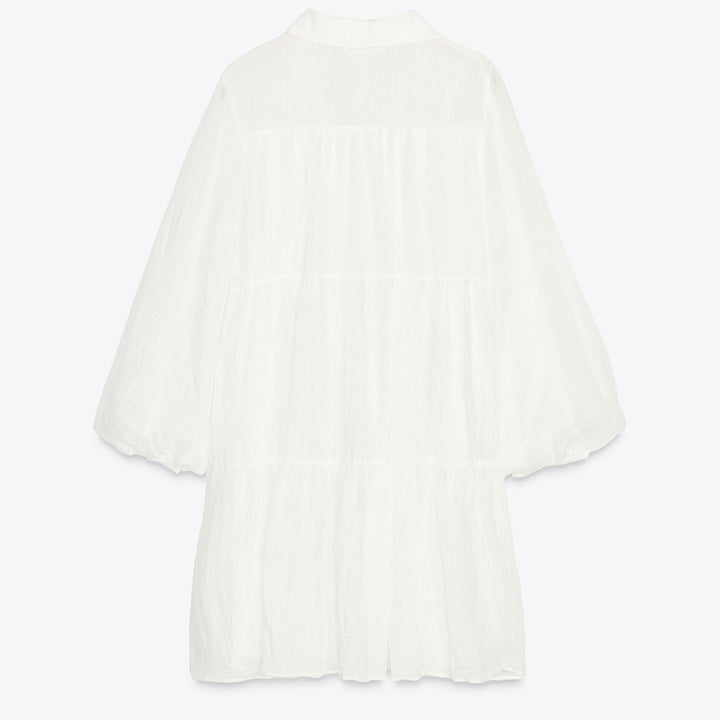 Moudda ZARA - Robe Mini Chemisier - Viscose & Panneaux - Tunisie 2