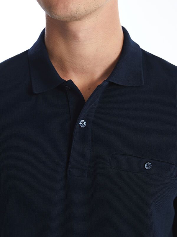 Moudda LC Waikiki - Sweatshirt jersey basique Homme Bleu marine - Tunisie 3