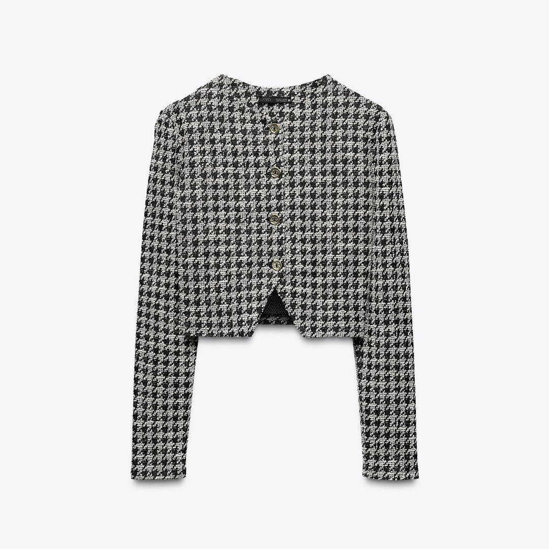 Moudda ZARA - Veste Femme - Pied-de-poule - Tunisie 1
