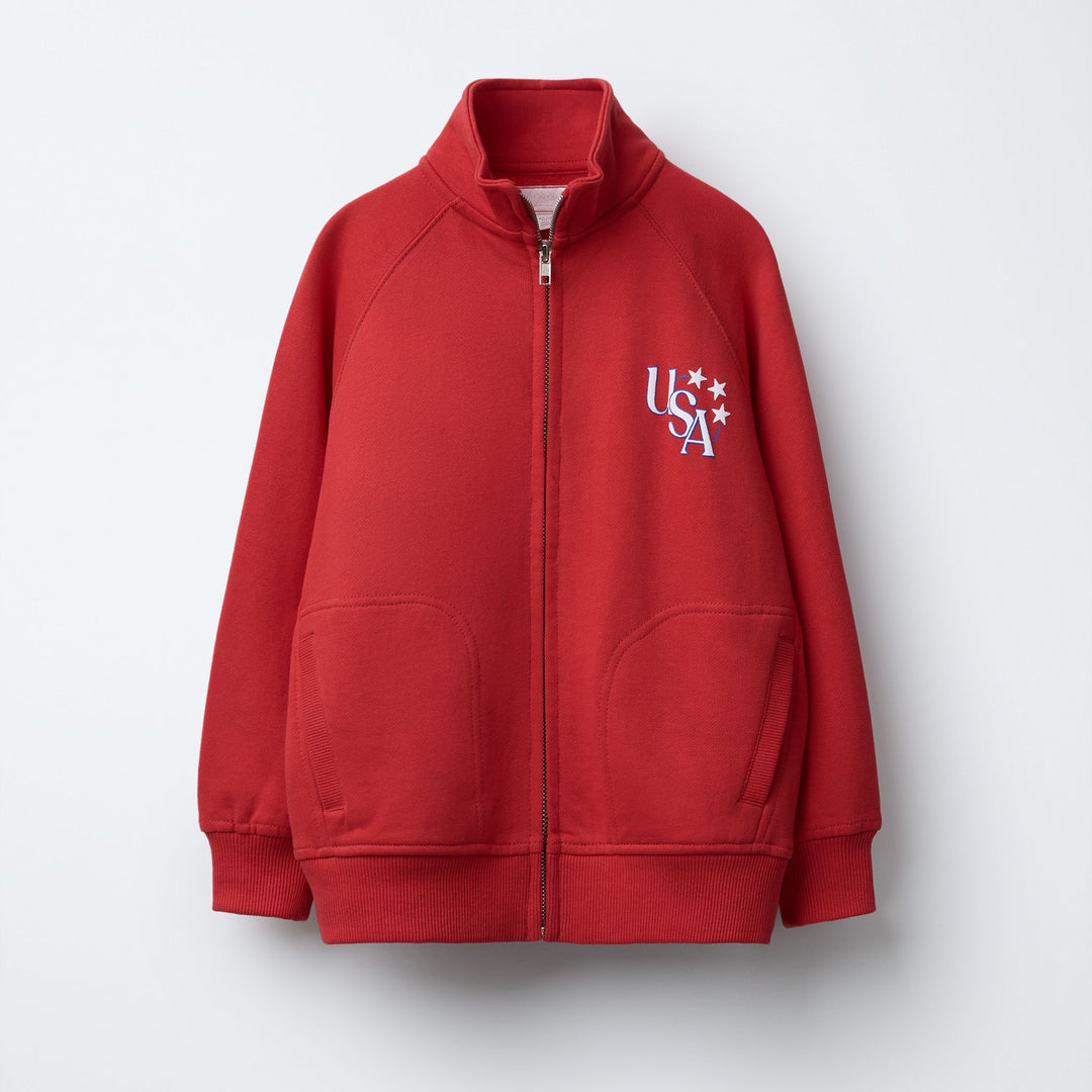 Moudda ZARA - Sweat Ouvert - Rouge Urban - Tunisie 1