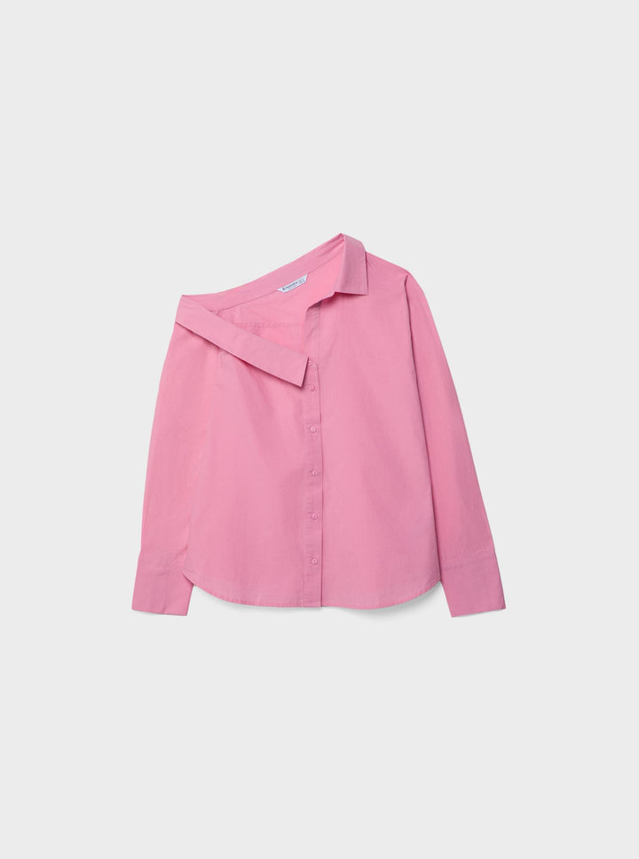 Moudda STRADIVARIUS - Chemise en Popeline à Col et Manches Asymétriques - Tunisie 1