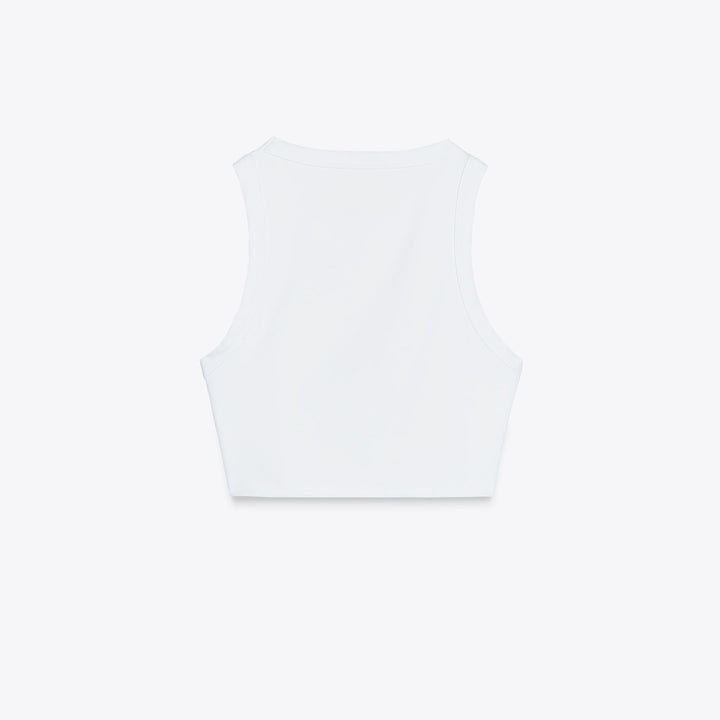 Moudda ZARA - T-Shirt Crop Polyamide - Col Rond - Tunisie 2