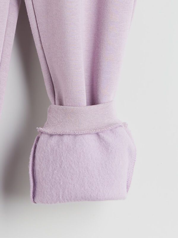 Moudda LC Waikiki - Bas jogging jersey basique Fille Lilas - Tunisie 3