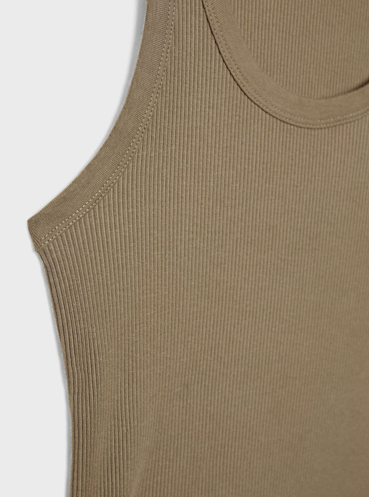 Moudda STRADIVARIUS - Débardeur Basique en Maille Canalé - Tunisie 1