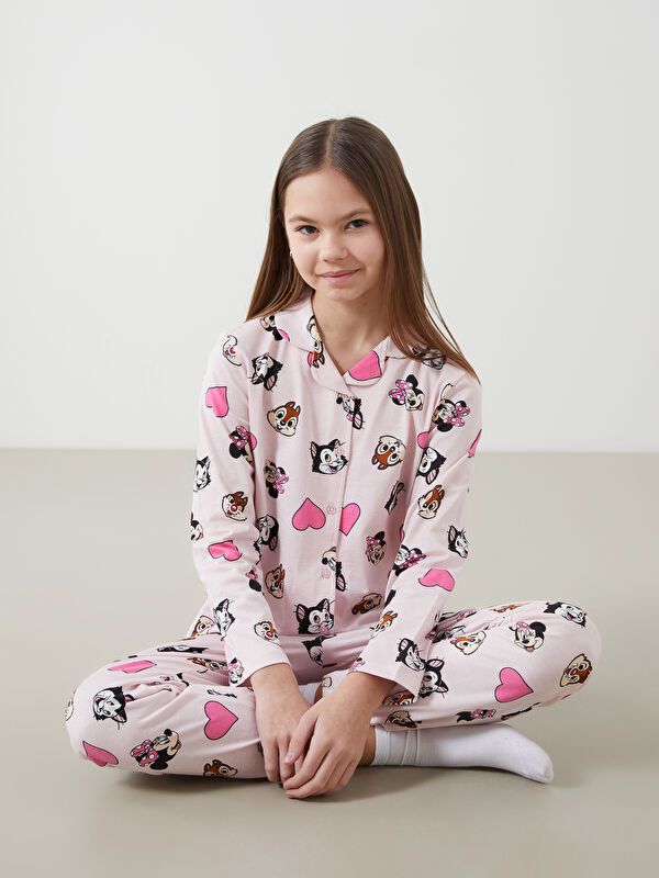 Moudda LC Waikiki - Sous-vêtement jersey pyjama manches longues milieu pour Filles - Tunisie 4