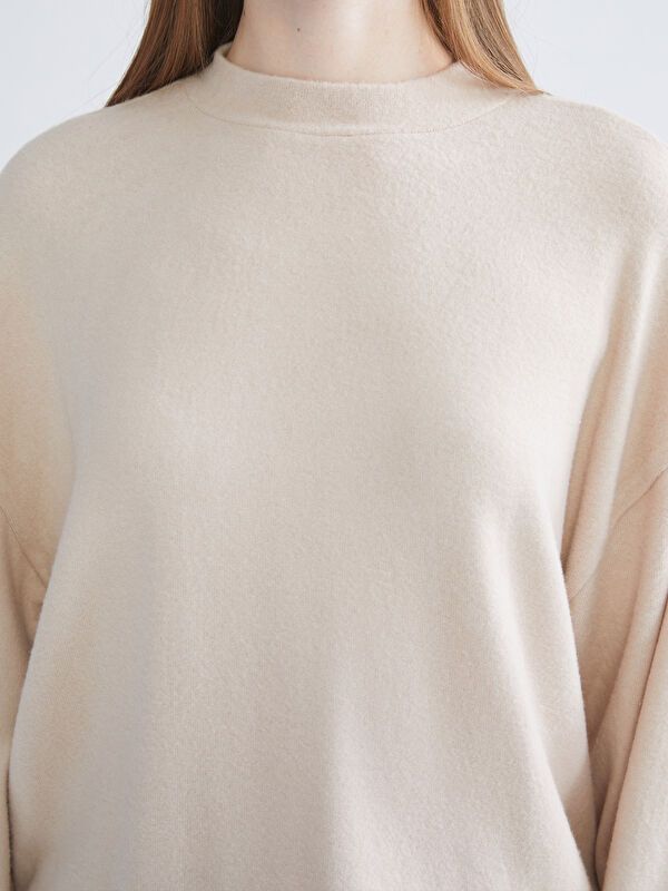 Moudda LC Waikiki - Sweatshirt en jersey Femme Mélange beige - Tunisie 3