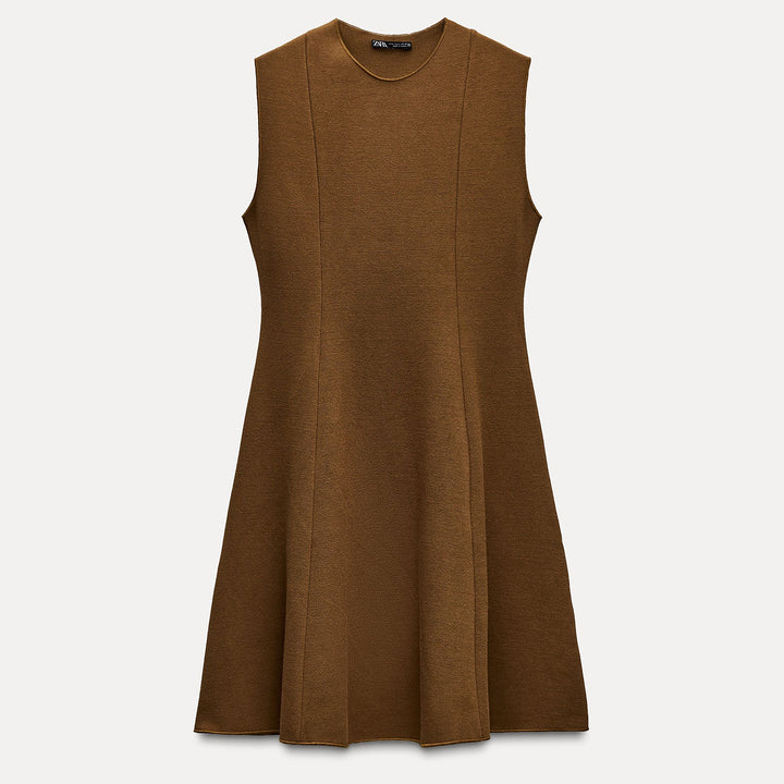 Moudda ZARA - Robe Skater Maille Stretch Sans Manches - Tunisie 1