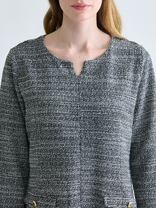 Moudda LC Waikiki - Robe en jersey cv à manches longues pour Femmes - Tunisie 3