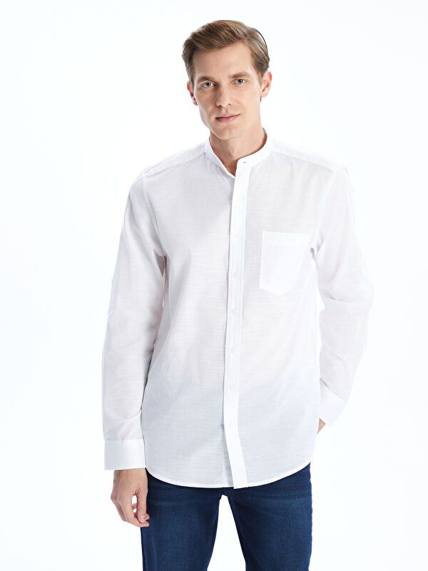 Moudda LC Waikiki - Chemise tissée à manches longues pour Hommes - Tunisie 1