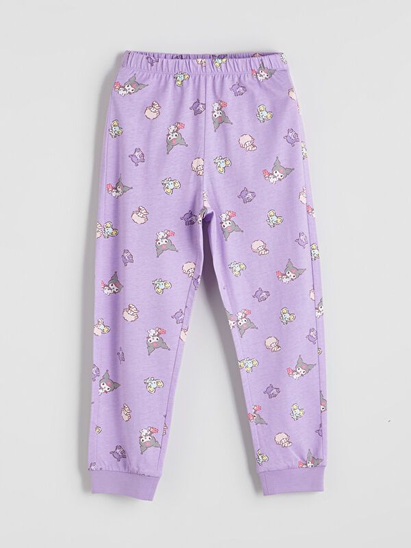 Moudda LC Waikiki - Pyjama en jersey manches longues moyen Fille Lilas - Tunisie 5