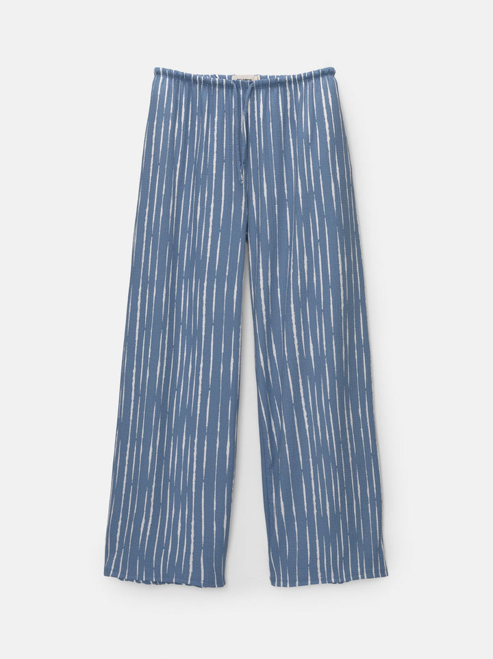 Moudda PULL & BEAR - Pantalon Jambe Large Bambula Imprimé - Tunisie 3