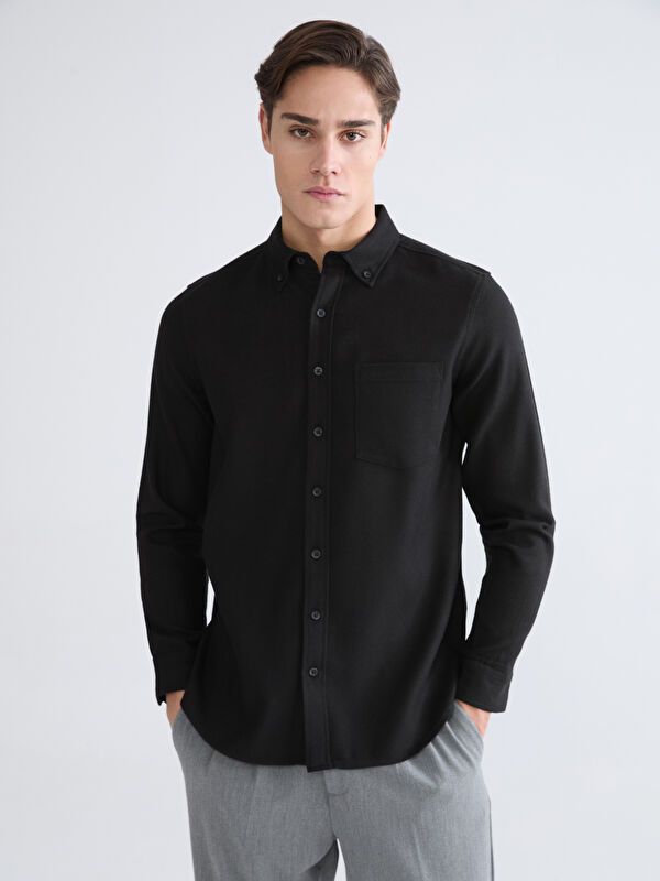 Moudda LC Waikiki - Chemise manches longues en tissu pour Homme - Tunisie 1