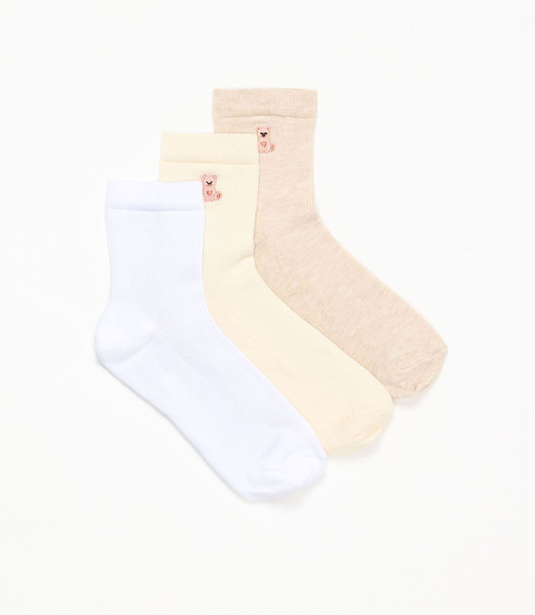 Moudda Lefties - Pack 3 Chaussettes Cheville - Broderie - Tunisie 1