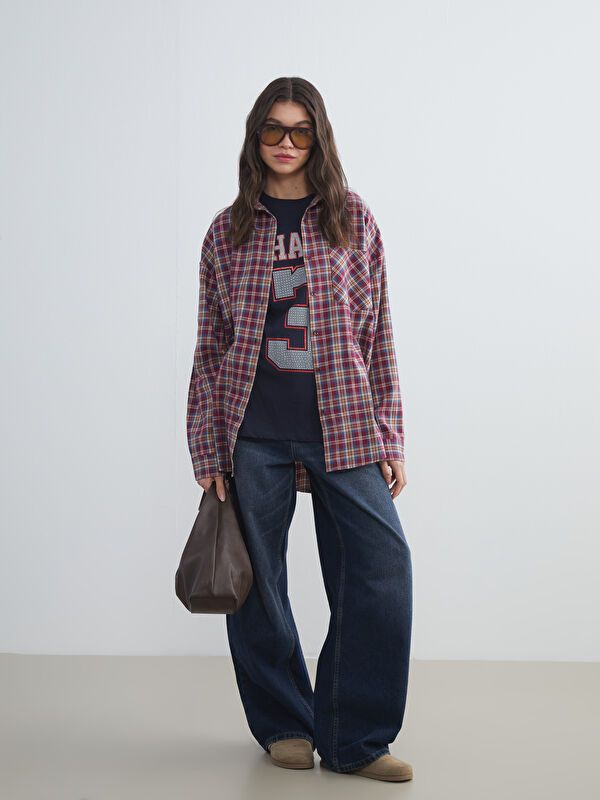 Moudda LC Waikiki - Chemise tissée à manches longues pour Femmes - Tunisie 2