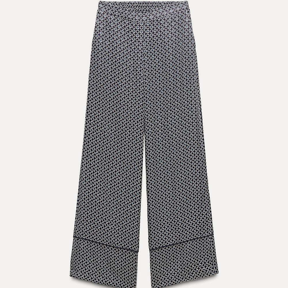 Moudda ZARA - Pantalon ample imprimé géométrique - Tunisie 2