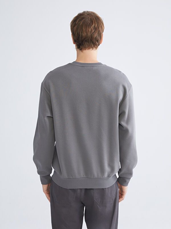 Moudda LC Waikiki - Sweatshirt en jersey Homme Gris foncé - Tunisie 4