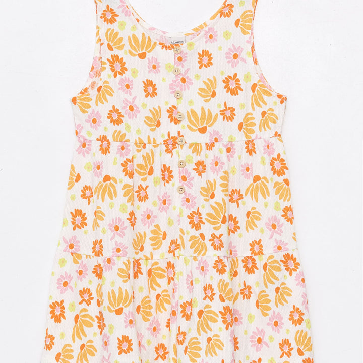 Moudda LC Waikiki - Salopette jersey Fille Imprimé écru - Tunisie 1