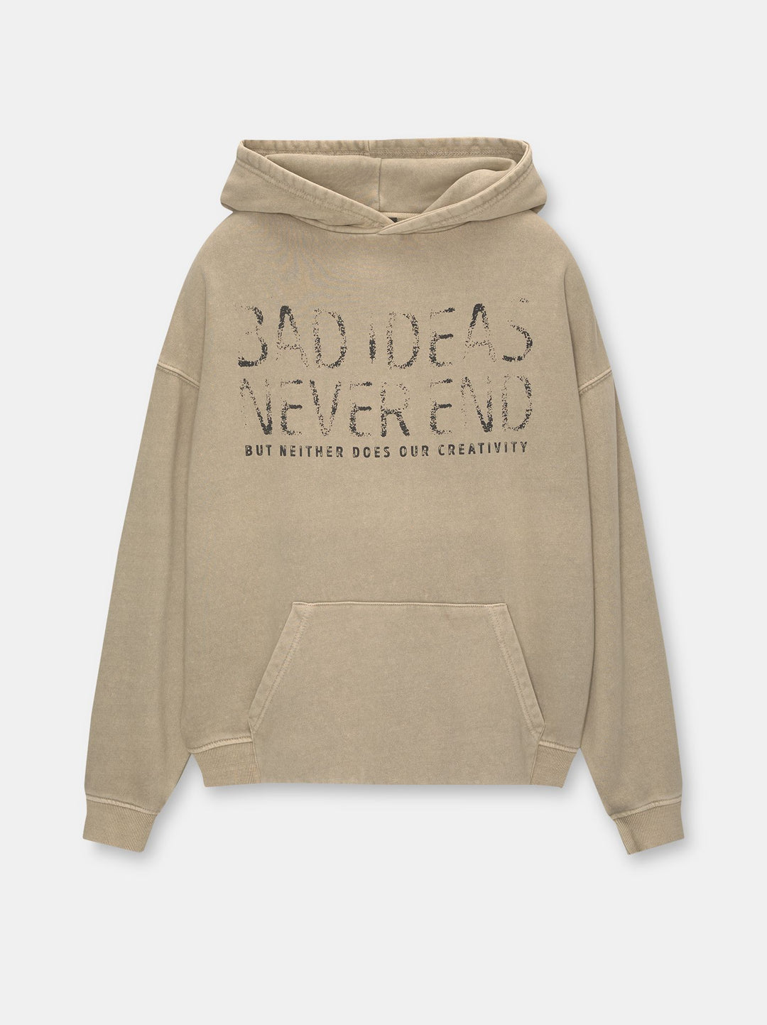 Moudda PULL & BEAR - Sweat à Capuche Lavé Bad Ideas 01 - Tunisie 3