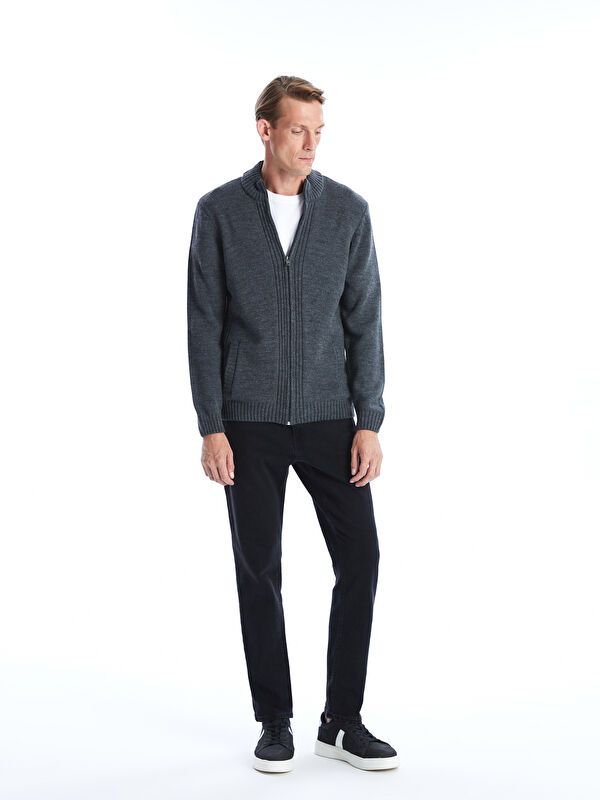 Moudda LC Waikiki - Cardigan en tricot Homme Mélange de gris moyen - Tunisie 2
